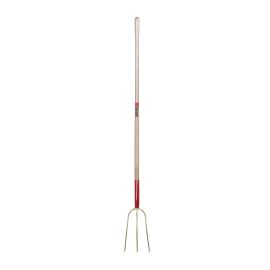 Fourche à foin, 3 dents 12", acier forgé, manche 54"