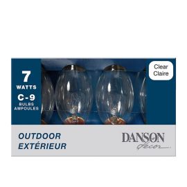 C9 Sparkle Bulbs - 4/Pkg