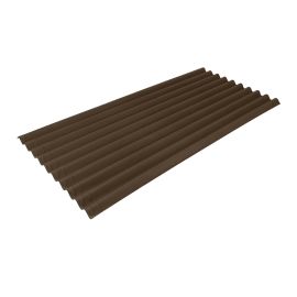 Feuilles de toiture ondulées Ondura, brun, 34,5" x 79"