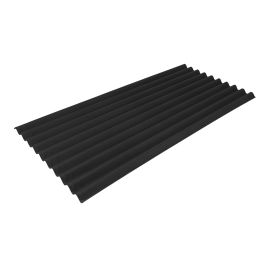 Feuilles de toiture ondulées Ondura, Premium9, 34,5" x 79", noir