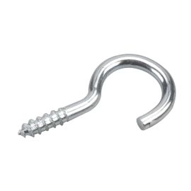 Crochet &agrave; vis, zinc, 8/pqt, 1 3/8"