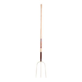 Fourche &agrave; paille 14", 3 dents, acier forg&eacute;, manche 48"