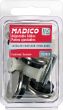 Adjustable Glides with Cushioned Steel Base - Nickel - 27 mm x 25.4 mm - 4/Pkg