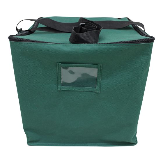 Sac de rangement pour ornements, 33 x 33 x 34,3 cm, vert
