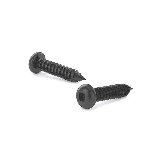 Black Metal Screw - Pan Head - 8 x 5/8'' - Box of 100