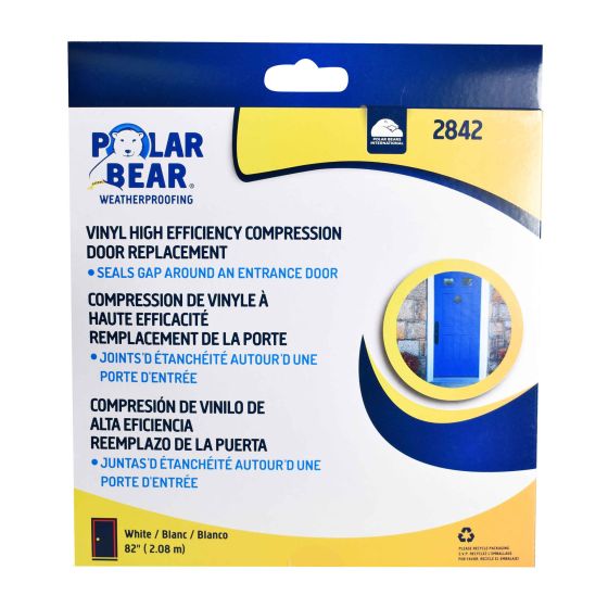 High Efficiency Compression-Fit Kerf - White - 84"