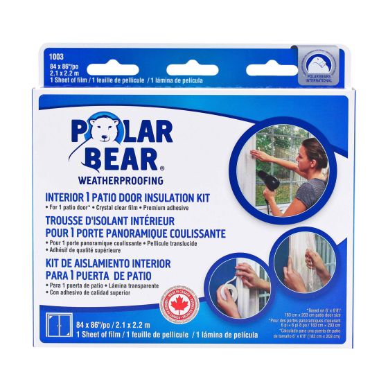 Ensemble de pellicule isolante pour 1 porte, 0.6mm x 84" x 86"