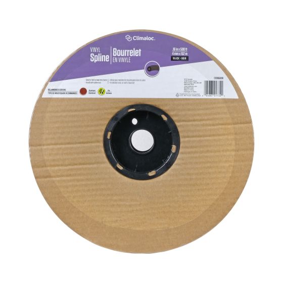 Vinyl Spline -  0.16" x 500' - Black