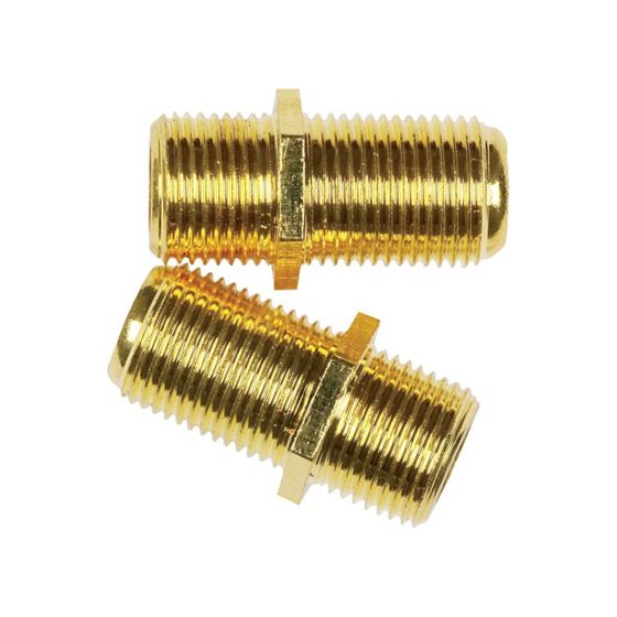 Connecteurs en ligne de type F, 2 par paquet