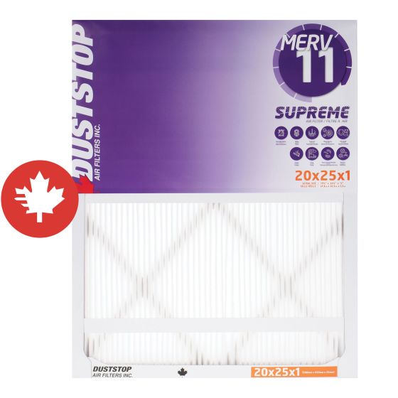 Filtre de fournaise électrostatique, 1" x 20" x 25"