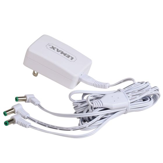 4.5 V 3-Output Adapter White Fixed Us Plug V.2