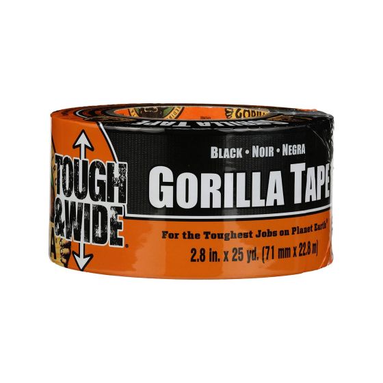 Ruban adhésif Gorilla Tough & Wide, noir, 25 verges