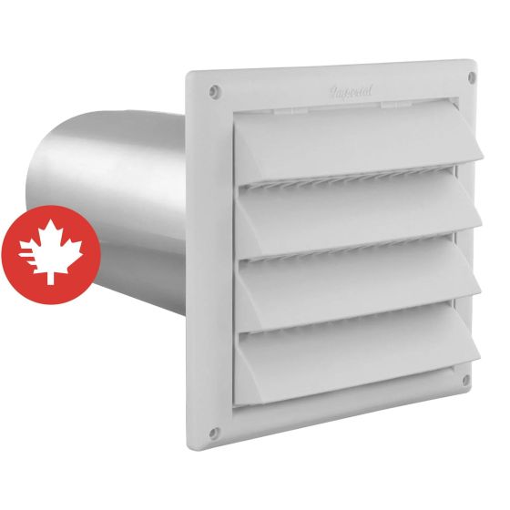 Intake Hood - White - 5"