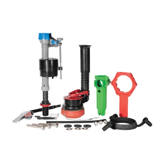 Kit de réparation complet pour réservoir de toilettes de 3,8 l (1,6 gal) et plus par chasse d’eau