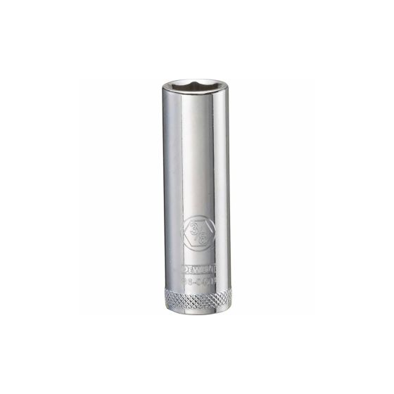 Douille 3/8", 6 pans, longue, à prise 1/4"
