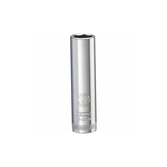 Douille 9 mm, 6 pans, longue, à prise 1/4"