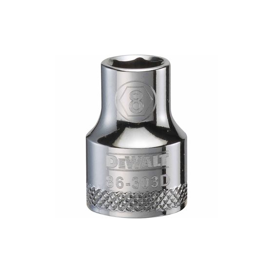 Douille 8 mm, 6 pans, à prise 3/8"