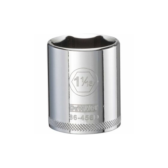 1 1/16" - 6 Point Short 1/2" Drive Socket