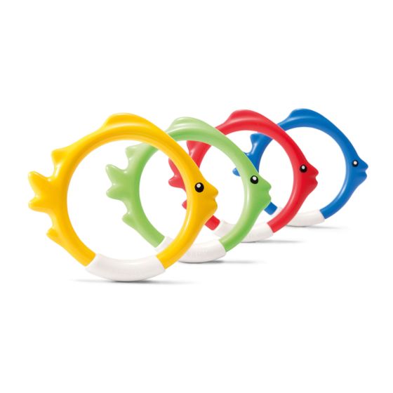 Jeu de 4 poissons sous-marins, 6 ans et +