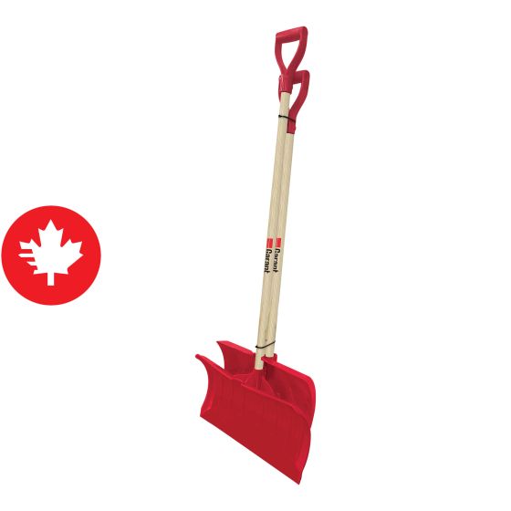 Ensemble de pelles à neige, rouge, 2/pqt