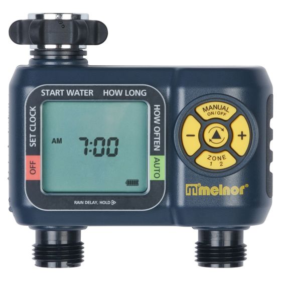 2-Outlet Digital Hose Timer for Outdoor Garden