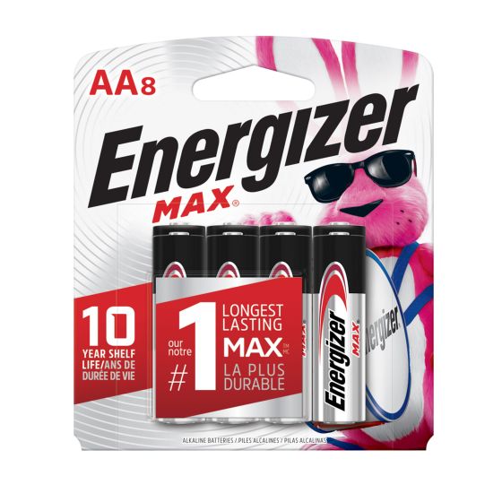 Energizer Max Batteries - AA - 8/Pkg