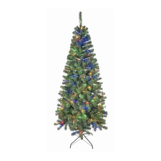 Christmas Tree - 400 White and Multi-Coloured LED Lights - 8 Functions - 7.5'