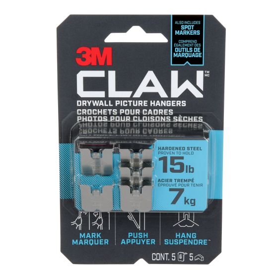 CLAW Picture Hanger - Pack of 5