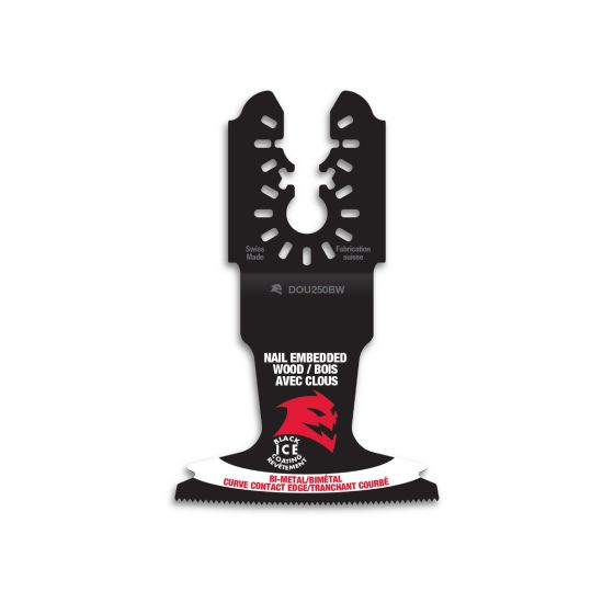 Oscillating Blade - 2 1/2" - Nail-Embedded Wood