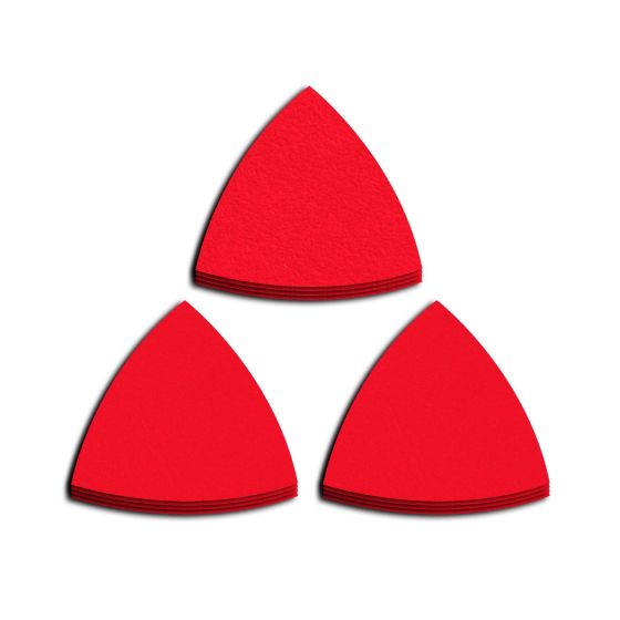 Papier abrasif, 3 1/8", grain varié, 12/Pqt