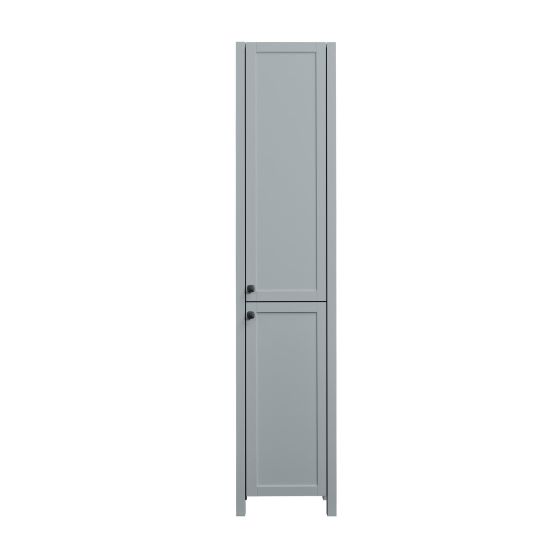 Lingerie, Nord, 2 portes réversibles, gris mat, 15-3/4” x 74-3/4”