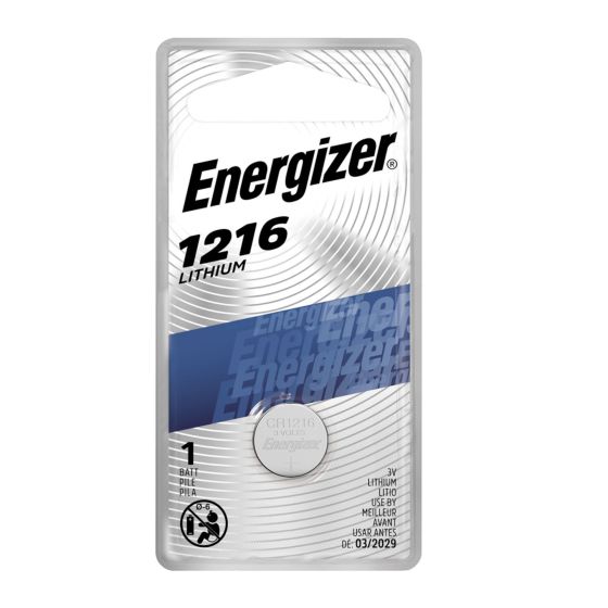 Small Energizer Battery - CR1216 - 3 V - 1/Pkg