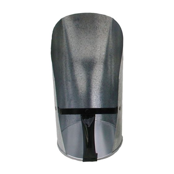 Galvanized Steel Feed Scoop - 3.79 l