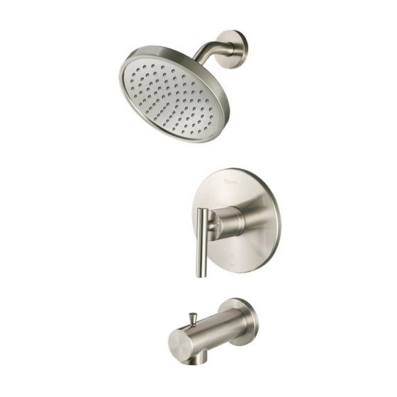 Robinet bain/douche, Fullerton, 1 poignée, nickel brossé