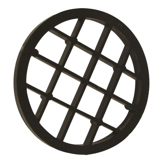 Grillages de sortie Système 636 en PVC FGV, mâle, 2", noir