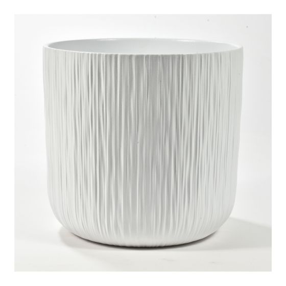 Pot Cover, White, 19 cm