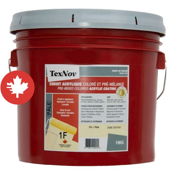 Enduit acrylique, fin, pâle, 11,4 l