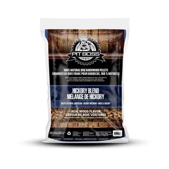 Granules de bois franc pour barbecue, mélange de hickory, 20 lb