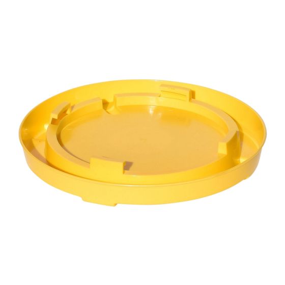 Poultry OB Plastic Feeder Base - 1 Gallon - Yellow