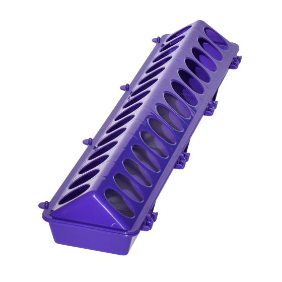 Poultry Plastic Ground Feeder - 20" - Purple