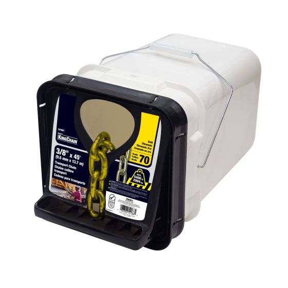 Grade 70 Transport Chain - Self-Colored - 3/8" x 45'