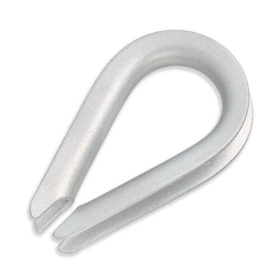Cosse de câble métallique, zinc, 5 1/16"