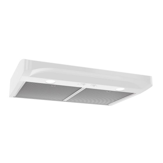 Hotte sous-armoire de série Élite ALTA 1, 30", puissance maximale de 300 pi³/min, blanc