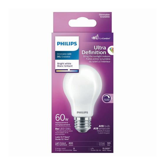EyeComfort Ultra Definition A19 LED Bulb - 60 W - Bright White