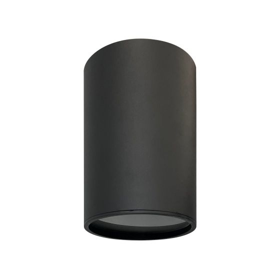 Plafonnier à 1 lumière Lauren, noir, 12 cm