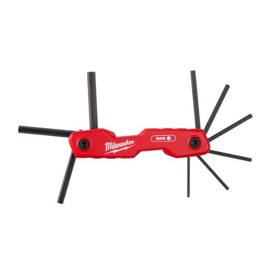 Standard Folding Hex Key Set - SAE - 9/Pkg