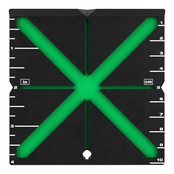 Responsive Laser Alignment Target