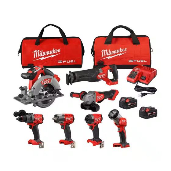 M18 FUEL 18 V Lithium-Ion Brushless Cordless 7-Tool Combo Kit