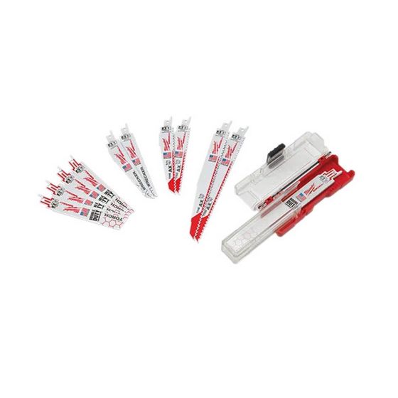 Demolition Wood and Metal Cutting Bi-Metal Reciprocating Blade Set - SAWZALL - 12 Pieces