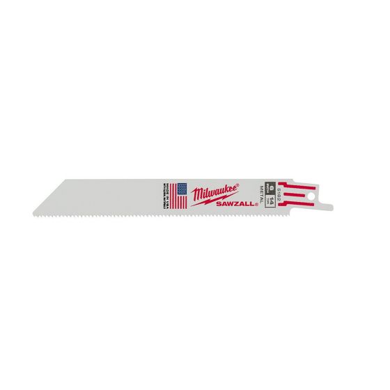 Lame de scie alternative, Thin Kerf Sawzall, 6", 14 DPP, 5/pqt
